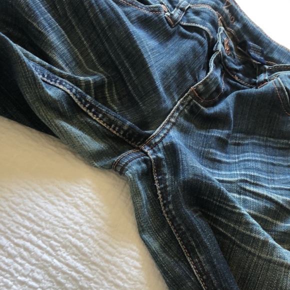 Z co Jeans Medium Wash Distressed Straight Fit Junior Size Denim - Picture 14 of 16